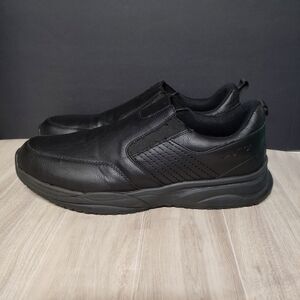Nautica Men's Black Slip-On Slip Redisistant Waterproof Work Or Casual Shoes